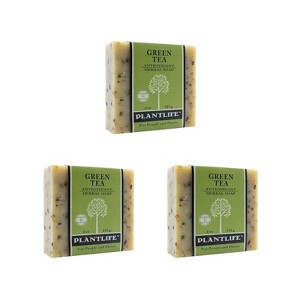 Plantlife Green Tea Bar Soap – Moisturizing, Soothing, Handcrafted, Plant-Based – Made in California, 4oz - 1 of 2