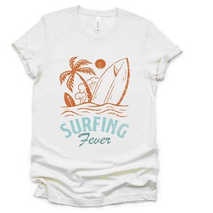 Simply Sage Market Surfing Fever Short Sleeve Tee - 1 of 4