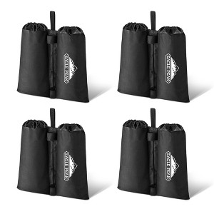 EAGLE PEAK Weight Bags for Pop up Canopy Outdoor Shelter, Gazebo Instant Shade Leg Canopy Weights, Sand Bags, Pack of 4 - 1 of 4