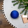 Northlight 4" Shatterproof Matte Christmas Ball Ornament - Blue - 2 of 4