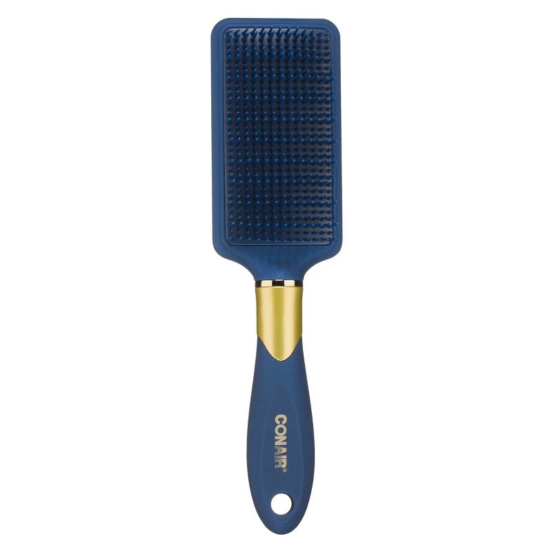 Conair Velvet Touch Detangling All-Purpose Multi-Height Bristles Hair Brush - Blue, 3 of 7