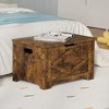 homfan Storage Chest, Wooden Storage Bench with Safety Hinges, Easy Assembly, Large Toy Chest for Entryway, Living Room, Bedroom - 4 of 4