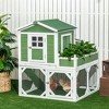 Resenkos 3-Tier Wooden Hamster Cage Mice and Rat Cage Small Animals Hutch with Openable Top, Gray - 4 of 4