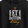Women's - Yellowstone - Beth Dutton Strong Cropped Graphic Hoodie - 2 of 4