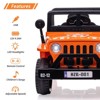 12V Ride On Car,Electric Car for Kids with Remote Control, MP3, LED Headlights, 2 Motors, Double Doors, Safety Belt - 3 of 4