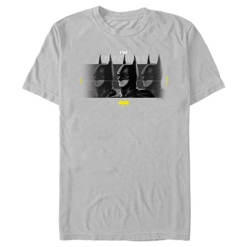 Men's The Flash I'm Batman Side Portraits T-shirt - Silver - 3x Large :  Target