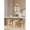 Maven Lane Alexander Swivel Vegan Leather Counter Height Bar Stool - 3 of 4