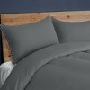 PiccoCasa 110gsm Brushed Microfiber Bedding Duvet Cover Set with Pompoms with 2 Pillowcase - 3 of 4