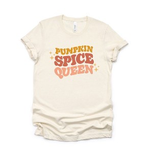 Simply Sage Market Women's Pumpkin Spice Queen Short Sleeve Graphic Tee - 1 of 4