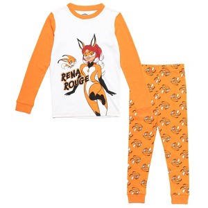 Miraculous Ladybug Vesperia Rena Rouge Girls Pullover Pajama Shirt and Pants Sleep Set Little Kid to Big Kid - 1 of 4