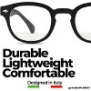 grinderPUNCH Classic Reading Glasses for Women and Men Stylish Lightweight Readers Round Readers for Women and Men - 2 Pack (Black, 1, x) - 3 of 4