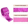 Alilang Elastic Sequin Trim, 3 Inch 8 Row Wide Flat Glitter Bling Fabric Paillette Sequin Ribbon, Metallic Sewing DIY Project, 5.5 Yards - 3 of 4