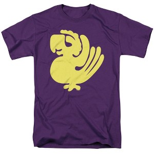 Legends Of The Hidden Temple Purple Parrots Adult T-Shirt Purple - 1 of 4