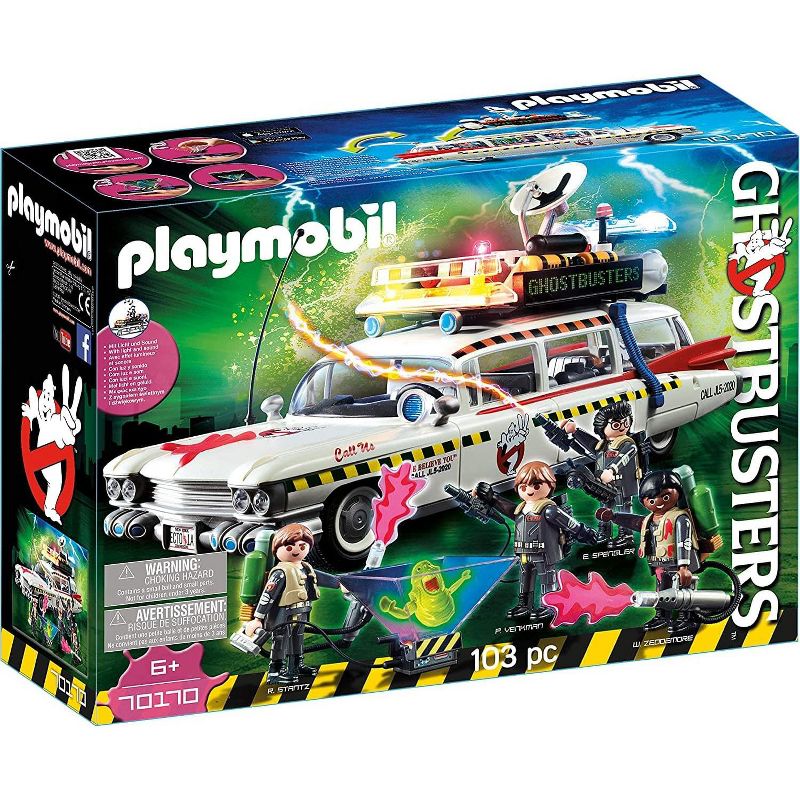 Playmobil Ghostbusters Playmobil 70170 Ecto-1 103 Piece Building Set, 2 of 5