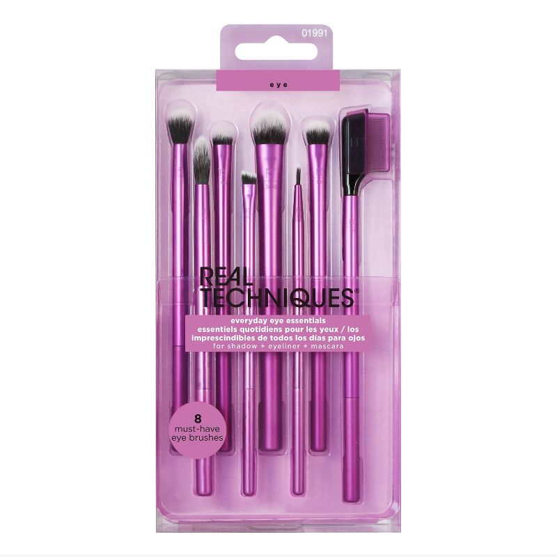 Real Techniques Everyday Eye Essentials Makeup Brush Kit - 8pc, 3 of 10