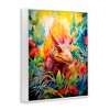 Stupell Industries Colorful Dinosaur in Jungle Framed Giclee Art - 2 of 4