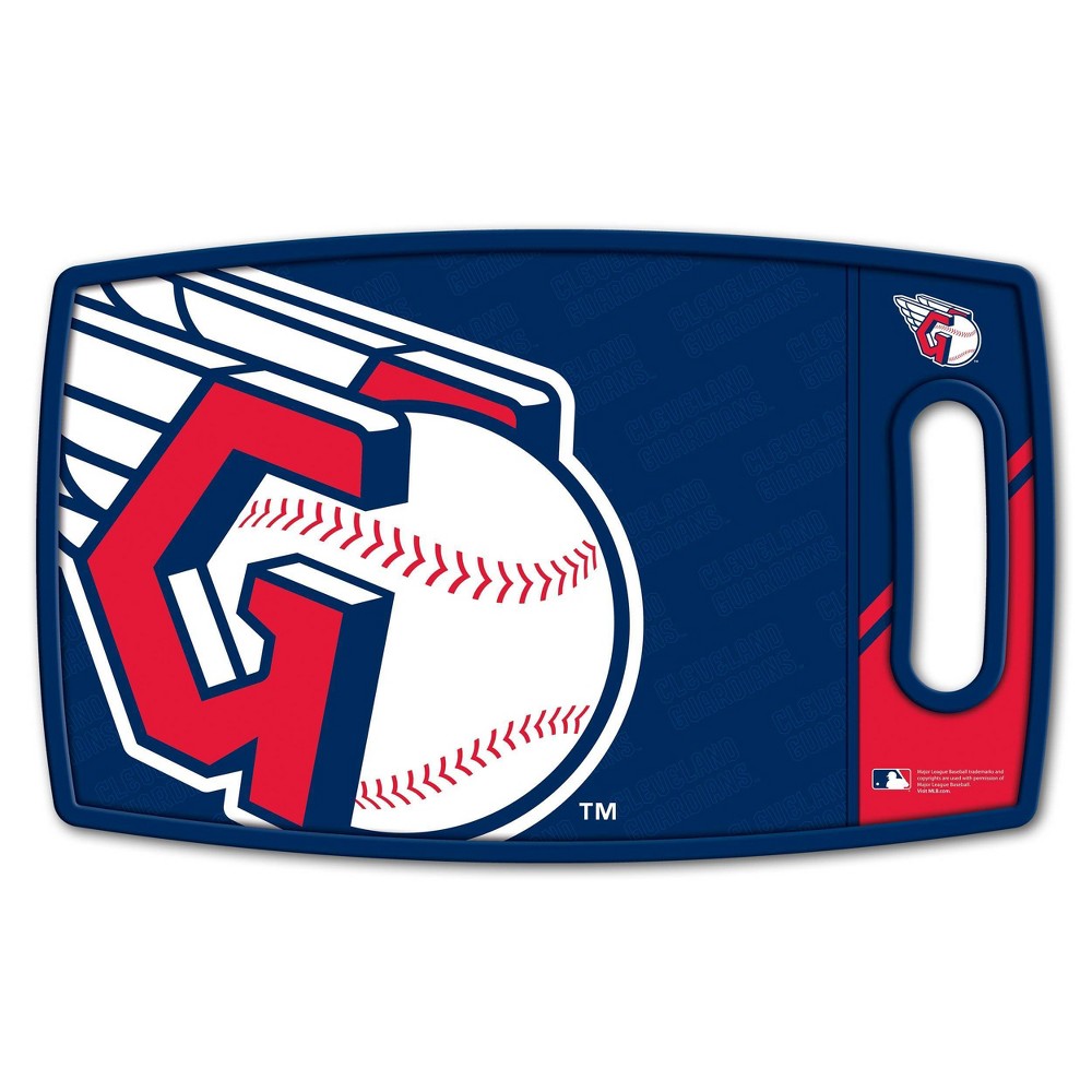 Photos - Chopping Board / Coaster MLB Cleveland Guardians Logo Series Cutting Board 