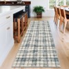 Nasitip Modern Geometric Plaid Area Rugs for Living Room Soft Low Pile Non-Sliping, Machine Washable - 3 of 4