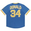 Disney Donald Duck Men's Baseball Jersey - Mens Classic Donald Duck Mesh Button Down Baseball Jersey Donald Duck Fashion Shirt - 2 of 4