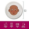 Fred Ms. Food Face Dinner Plate for Kids, 8.25” Ceramic Dinnerware Plate Lets Children Create Edible Hairstyles & Accessories, Children’s Tableware - 3 of 4