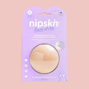 Nipskin Bare it All - Reusable Round Silicone Nipple Covers - 1 of 4