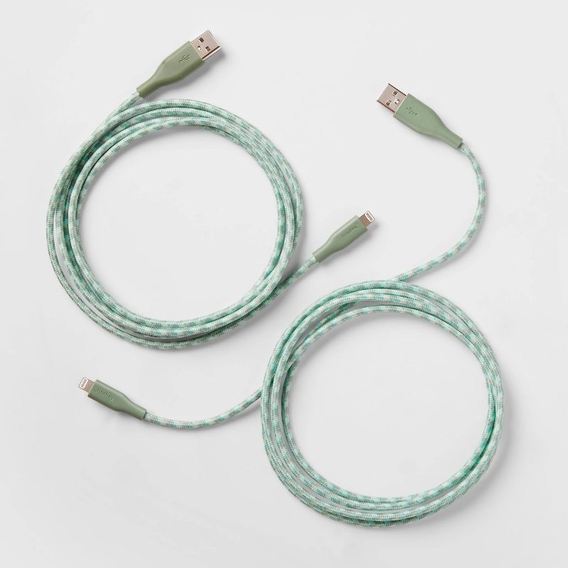 6' Lightning to USB-A 2pk Braided Cable - heyday™, 4 of 7