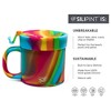 Silipint: 2 Pack 16oz Silicone Coffee Mug W/ Lid, Hippie Hops - 2 of 4