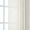 Kate Aurora 2 Pack Lux Thread Premium Woven Grommet Top Sheer Curtain Panels - 3 of 4