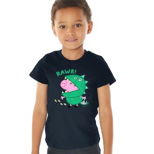 Toddler Boys' Peppa Pig George Pig Dino Rawr T-Shirt - 1 of 4