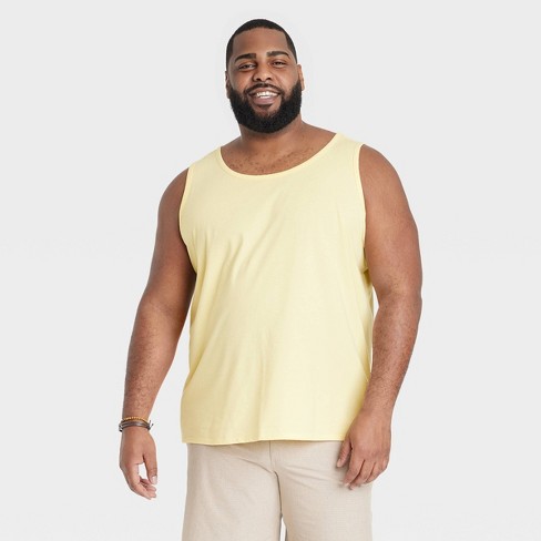 Men's Big & Tall Standard Fit Tank Top - Goodfellow & Co™ Black 3xlt :  Target