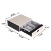 UNISOAR Biometric Fingerprint safe, Slide-Away Leather Wrapped Jewelry Storage Safe, Drawer Safe for Home and Vehicle - 4 of 4