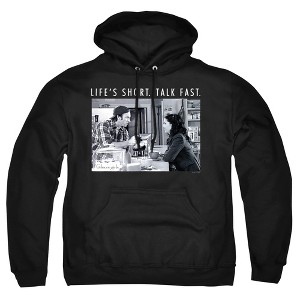 Men's Gilmore Girls Life's Short Talk Fast Luke And Lorelai Pull-Over Hoodie - 1 of 4
