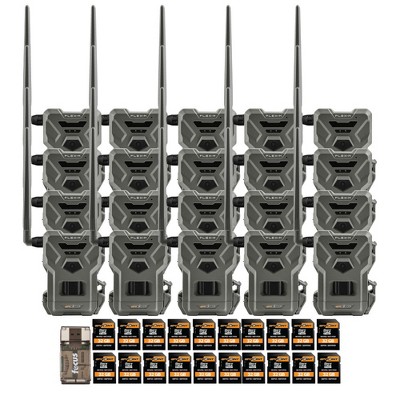 Spypoint Flex M Twin Pack 28MP Cellular Trail Cameras (10-Pack) 20x32GB Cards