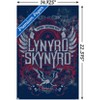 Trends International Lynyrd Skynyrd - Navy Logo Unframed Wall Poster Print White Mounts Bundle 14.725" x 22.375" - 3 of 4
