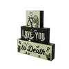 Disney The Nightmare Before Christmas 9.5" Wood Block Sign - 2 of 4
