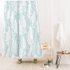 Deny Designs Little Arrow Design Co Coral in Seaglass Shower Curtain - 2 of 3