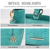 MKF Collection Beryl Python-embossed Women’s Tote Bag with Wristlet by Mia K - 4 of 4
