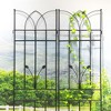 Dolonm 4 Pack Metal Garden Trellis 71" x 17.7" Rustproof Trellis for Climbing Plants Outdoor Flower Support Black - 4 of 4