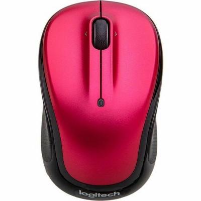 Logitech M325s Wireless Mouse - Optical - Wireless - Radio Frequency - 2.40 GHz - Brilliant Rose - USB - 1000 dpi - Tilt Wheel - 5 Button(s)