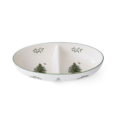 Spode Christmas Tree Rectangular Handled Dish