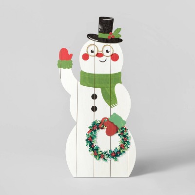 Snowman Standing Sign - Wondershop™