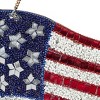 Evergreen 27"W American Flag Beaded Wind Chime - 3 of 4