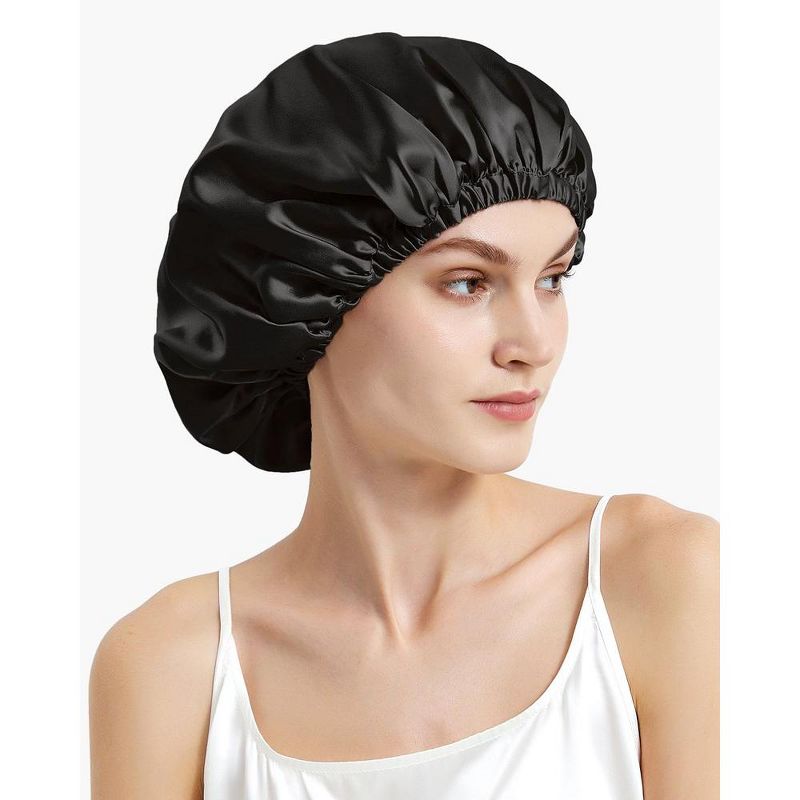 Mommesilk 22 Momme Pure Perfect Fit Silk Hair Cap, 3 of 6
