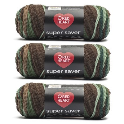 Red Heart Super Saver Yarn 24 Pack-Forest