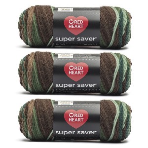 Red Heart Super Saver Yarn 24 Pack-Forest - 1 of 4