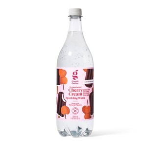 Cherry Cream Sparkling Water - 1L Bottle - Good & Gather™ - 1 of 3