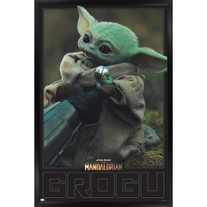 Trends International Star Wars The Mandalorian Season 2 - Grogu Framed Wall Poster Prints - 1 of 4