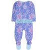RuffleButts Modal Blend Baby Girls Ruffle One Piece Footie Pajamas - 2 of 2