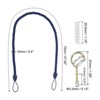 Unique Bargains Braided Decorative with Screw Hooks & Bolts Curtain Holdback Cord 2 Pcs - 2 of 4
