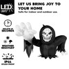 Joyfy 8 FT Halloween Inflatable Outdoor Decoration, Gaint Scary Grim Reaper Inflatable with LEDs for Halloween Party Outdoor Yard Lawn Garden Decor - 2 of 4